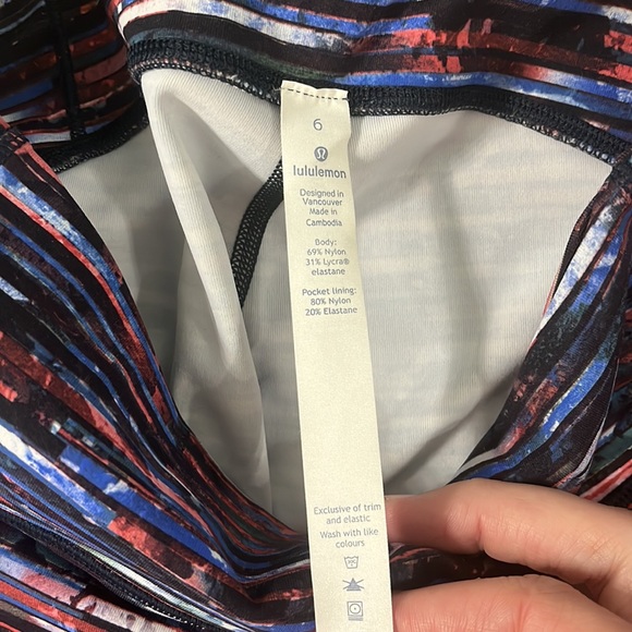 Lululemon fast and free crops - Picture 2 of 2